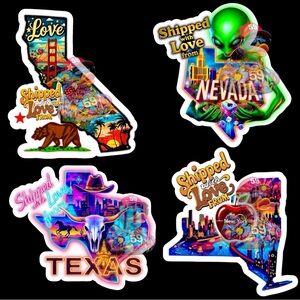 Your State Sticker Pack of 40!